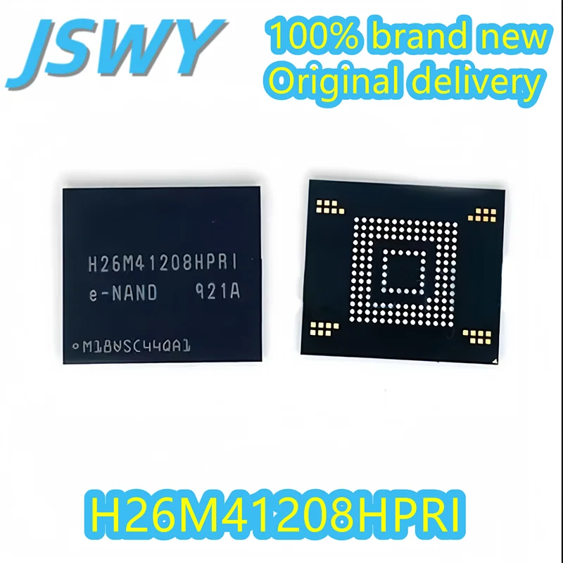 

5pieces H26M41208HPRI H26M41208 original 8GB spot EMMC flash memory chip IC BGA153 100% new electronics