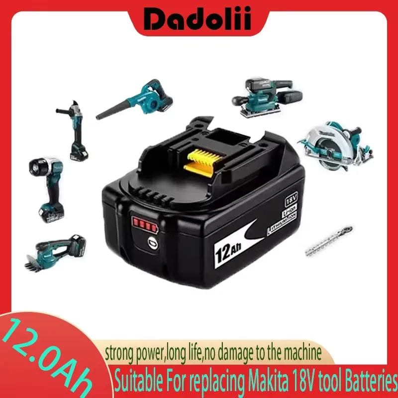 

18V 18Ah Lithium Battery for Makita BL1830B/BL1850 Series Cordless Tools-Ultra-High Capacity Replacement with BMS Protection, 20