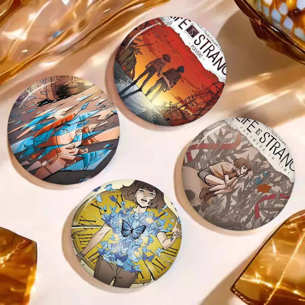 Life is Strange 2 Blechpin-Anstecker, individueller Anime-Charakter, Old-School-Brosche, Cartoon-Kragenabzeichen, Schmuckgeschenk für Fans