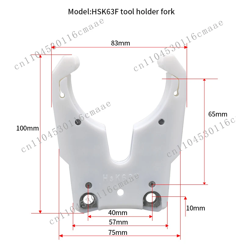 

Plastic HSK63 HSK63A HSK63F HSK A63 HSK F63 Tool Changer Tool Forks Tool Clips for Vmc Milling Machine