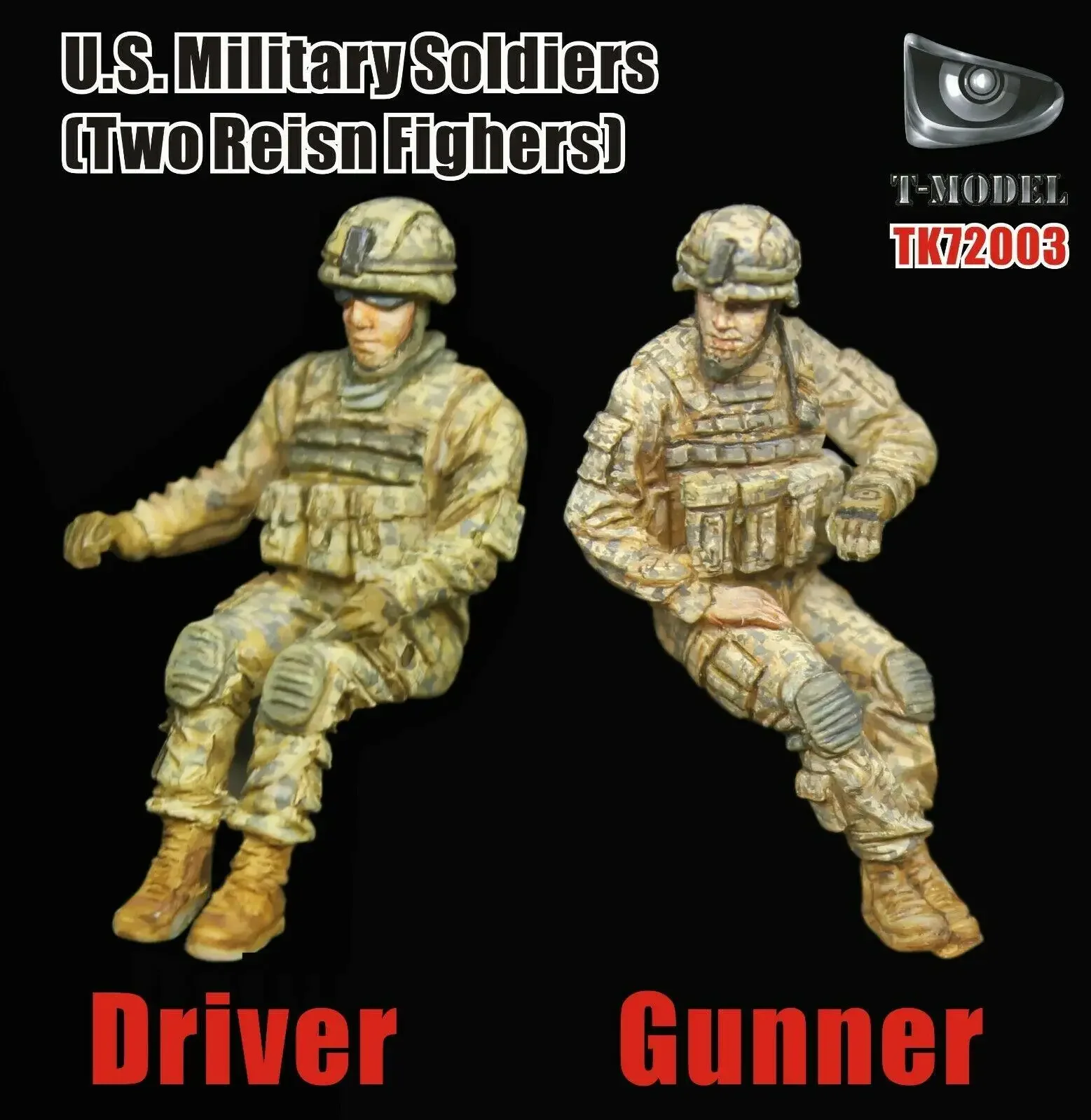 

T-Model TK72003 1/72 U.S Military Soldiers [Two Resin Figures]