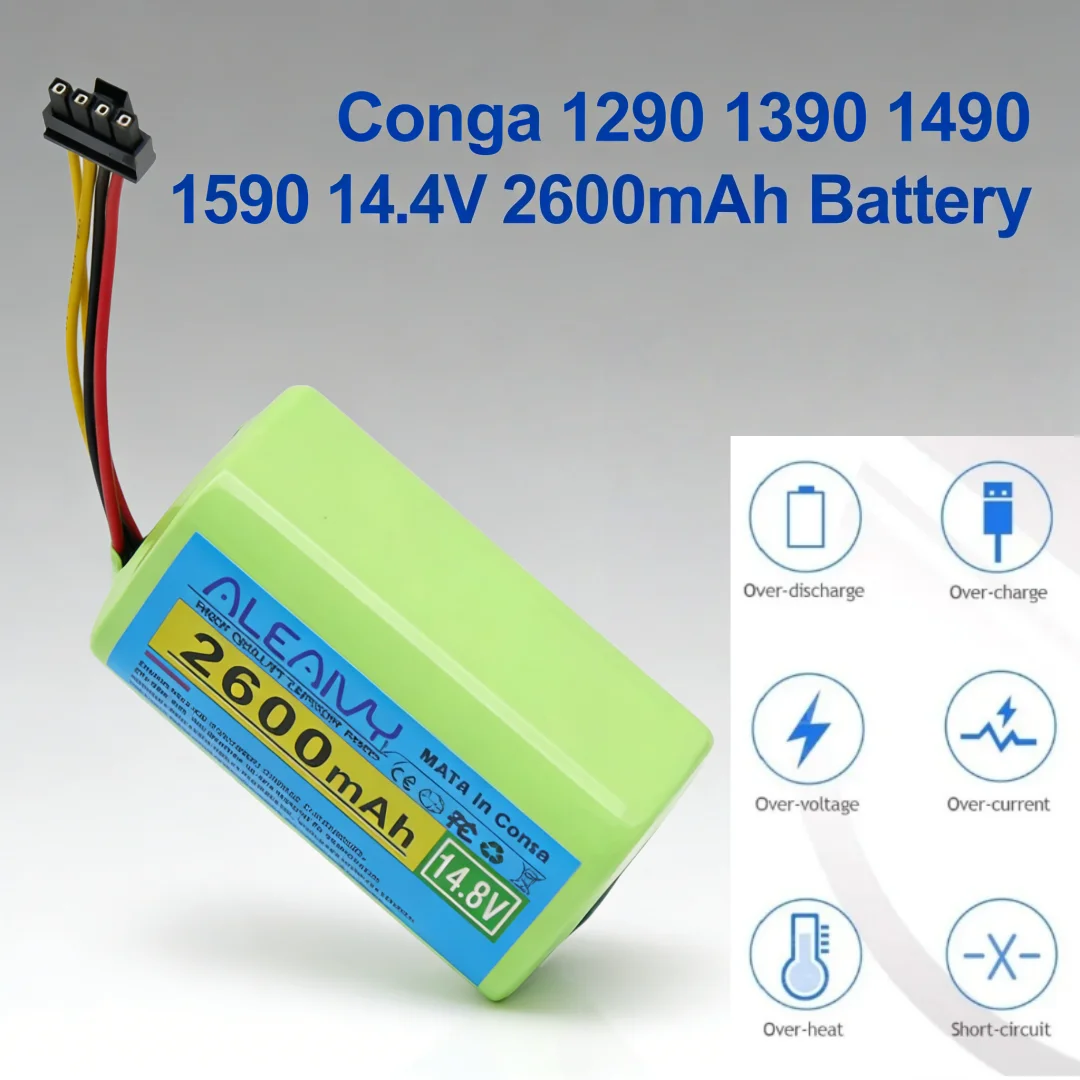 

14,4 В 3200 мАч 18650 4S1P аккумулятор для Conga 1290 1390 1490 1590 Proscenic Cocoa Smart 780T 790T запасная часть для робота-пылесоса