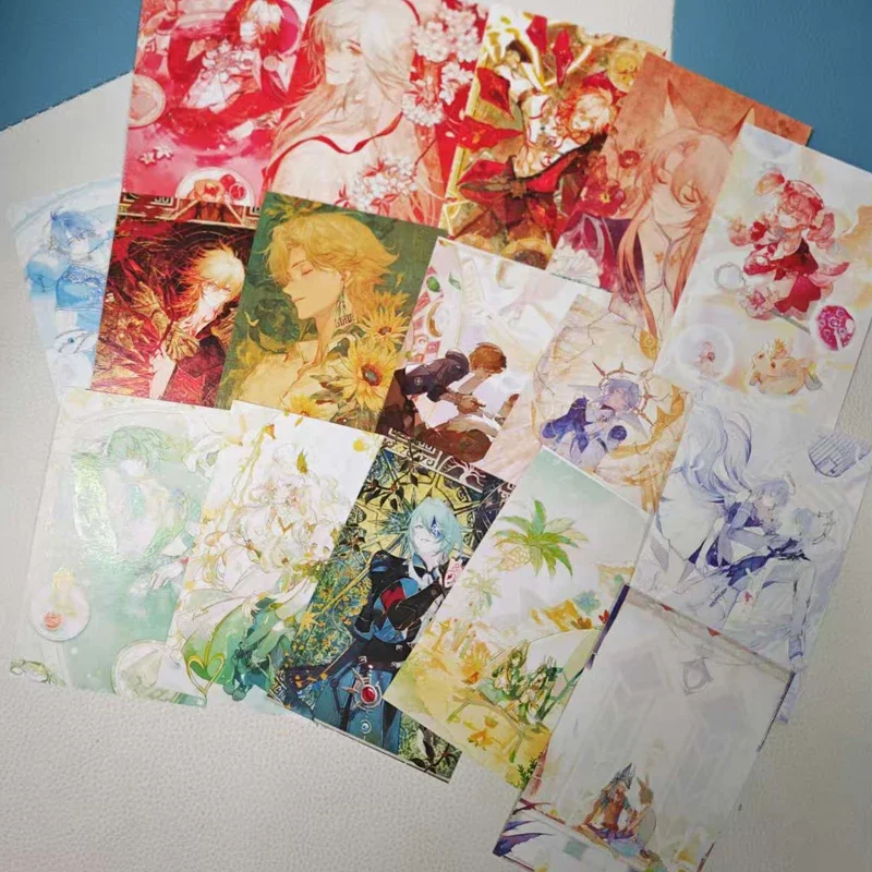 16Pcs/Lot Game  Decor Lomo Card Khaslana Phainon Hyacine Sunday Aventurine Kakavasha Anaxa Anaxagoras Mydei