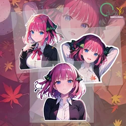 Creative JDM Japanese Anime Pink Girl Car Sticker Decal Motorcycle Body Car Window Waterproof Reflective PVC Material Sticker