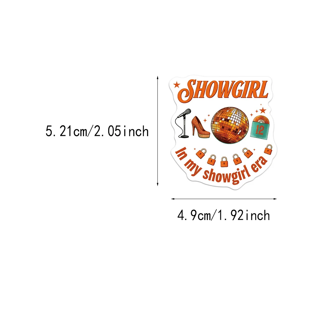 50 قطعة عرض المرأة سحر الكرتون متعة ملصقات DIY المواد اليدوية جراب هاتف ملصقات زجاجة الأمتعة المحمول