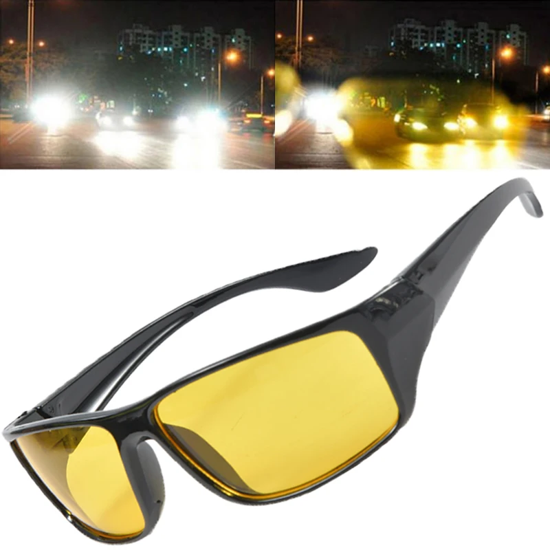 Car Night Vision Driver Goggles Sunglasses UV Protection Anti-Glare Motorcycle Driving Glasses Sunglass Eyewear Car Accessories