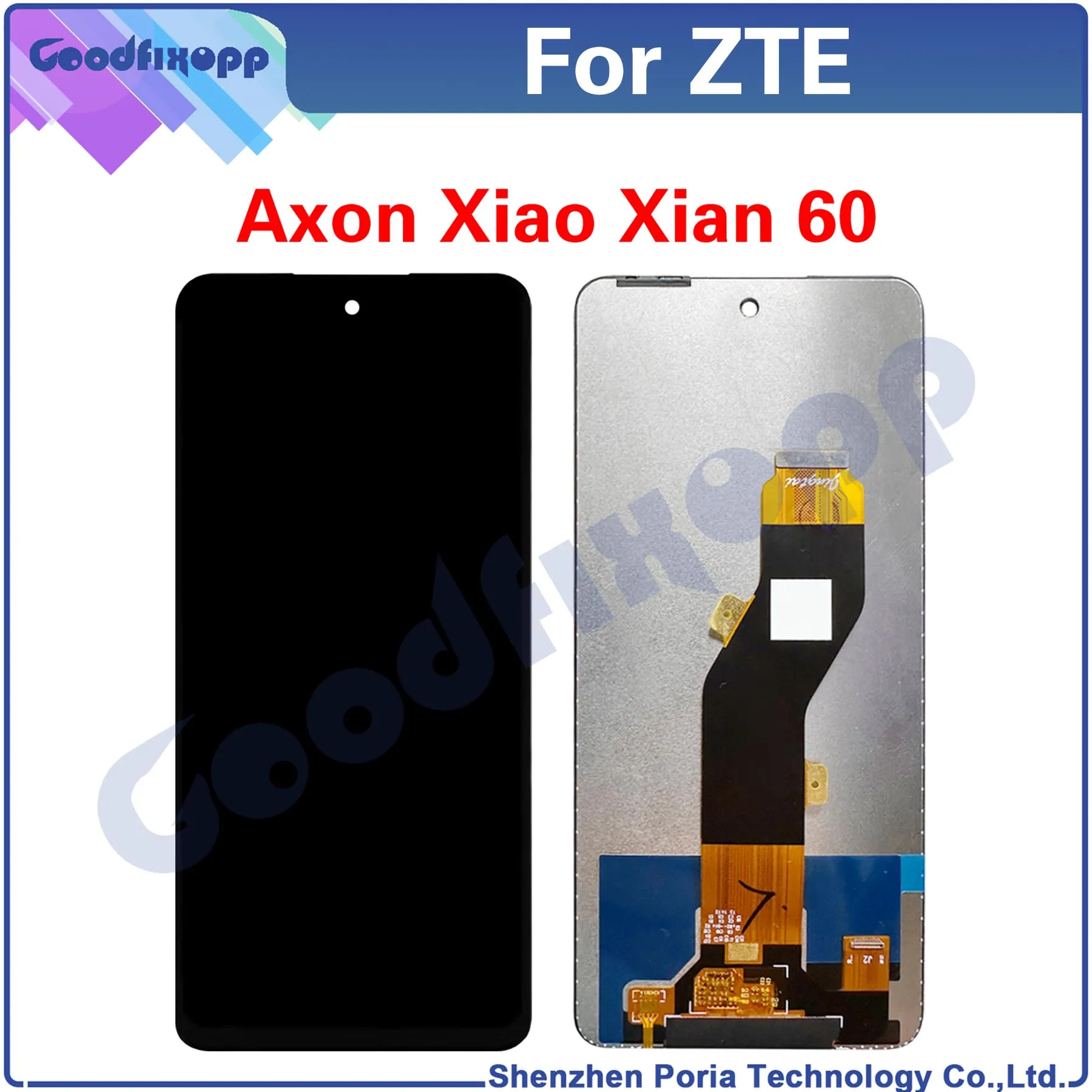 For ZTE Axon Xiao Xian 60 LCD Display Touch Screen Digitizer Assembly Repair Parts Replacement