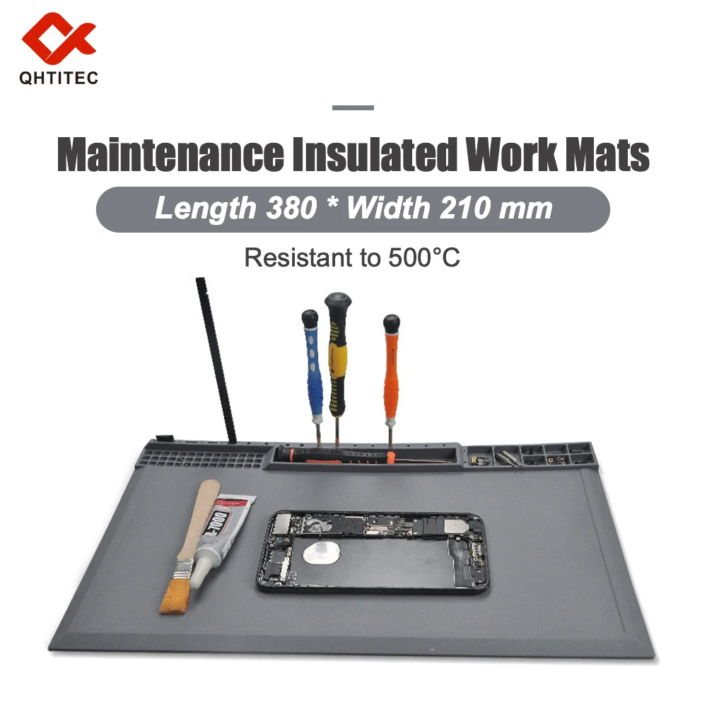 

JCD силиконовый паяльный коврик ESD антистатическая теплоизоляция материнская плата электроника ремонт телефона обслуживание рабочая платформа Pad