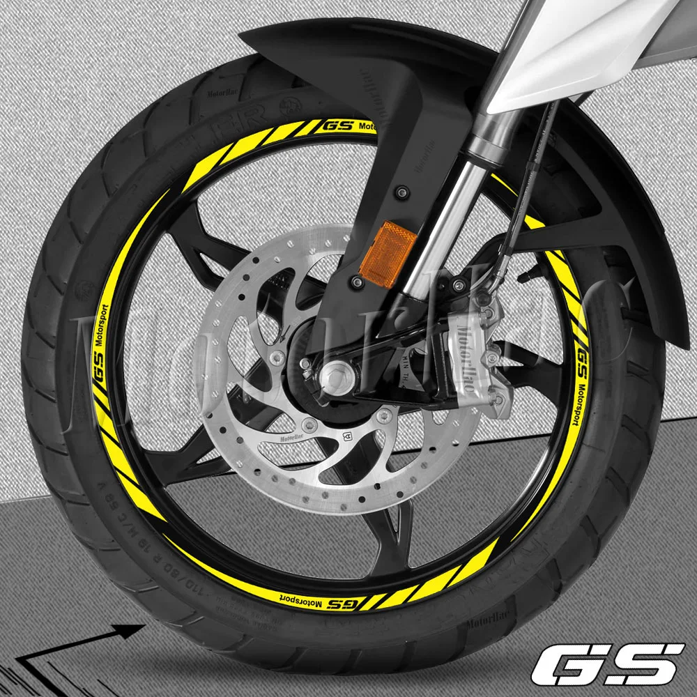 R1250 GS r 1200 gs G310 GS F650GS F750GS Reflective Motorcycle Wheel Rim Sticker Decal Hub Stripe Tape Accessories