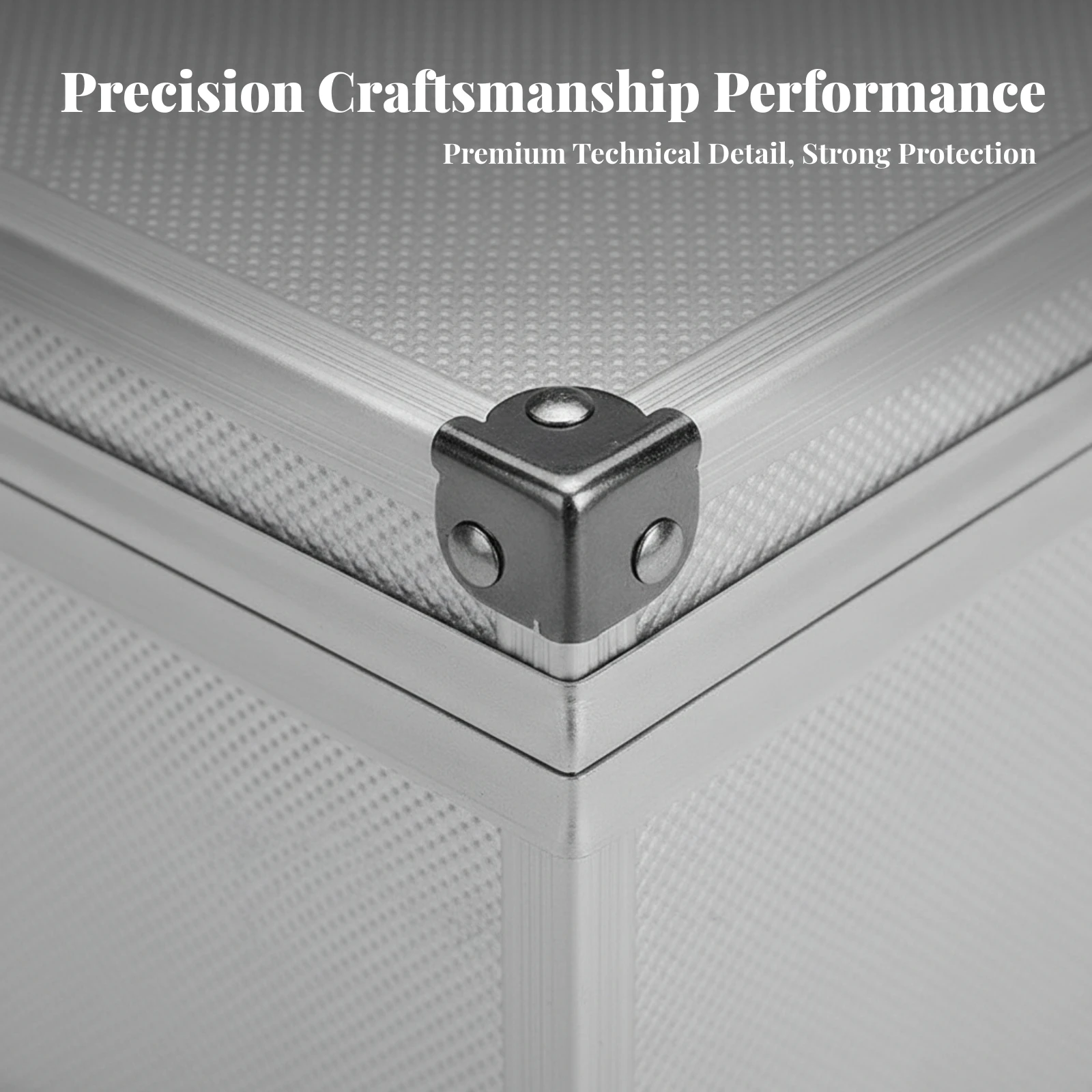 Tool Storage Box with Foam Padding Safeguarding Aluminum Tool Box Hard Case with Foam Customizable Portable Hard Case Lockable
