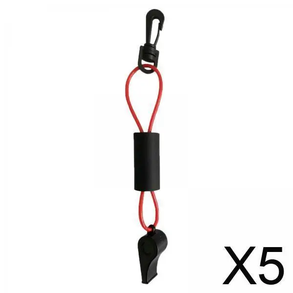

Durable Plastic Safety Whistle with Quick Release Clip Nautical Survival Marine Tool for Kayak Boating Camping