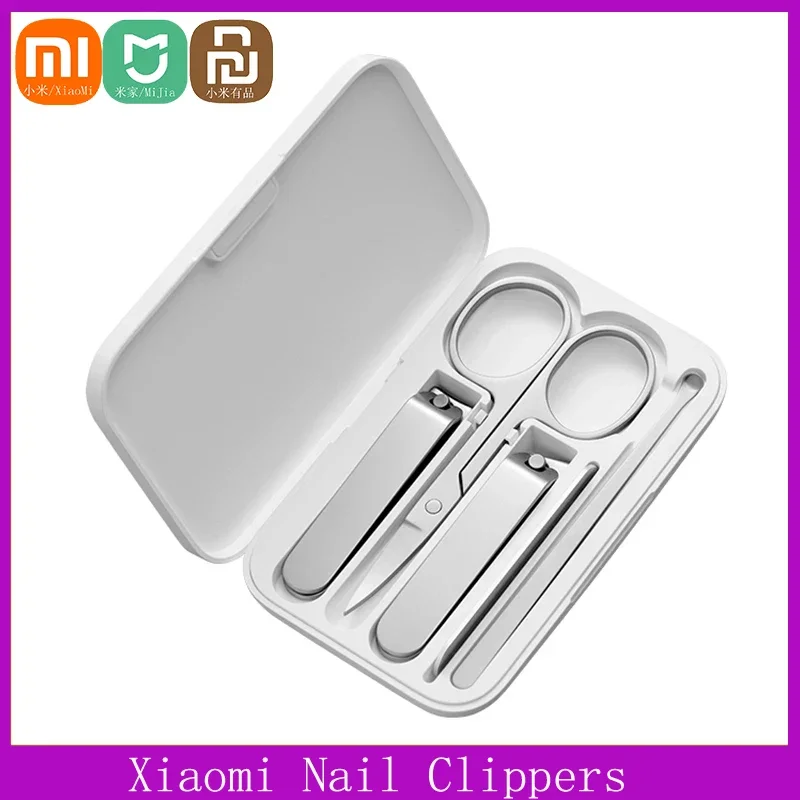 

Xiaomi Smart Stainless Steel Nail Clippers Trimmer Pedicure Care Clippers Earpick Nail File Professional Mijia Beauty Tools