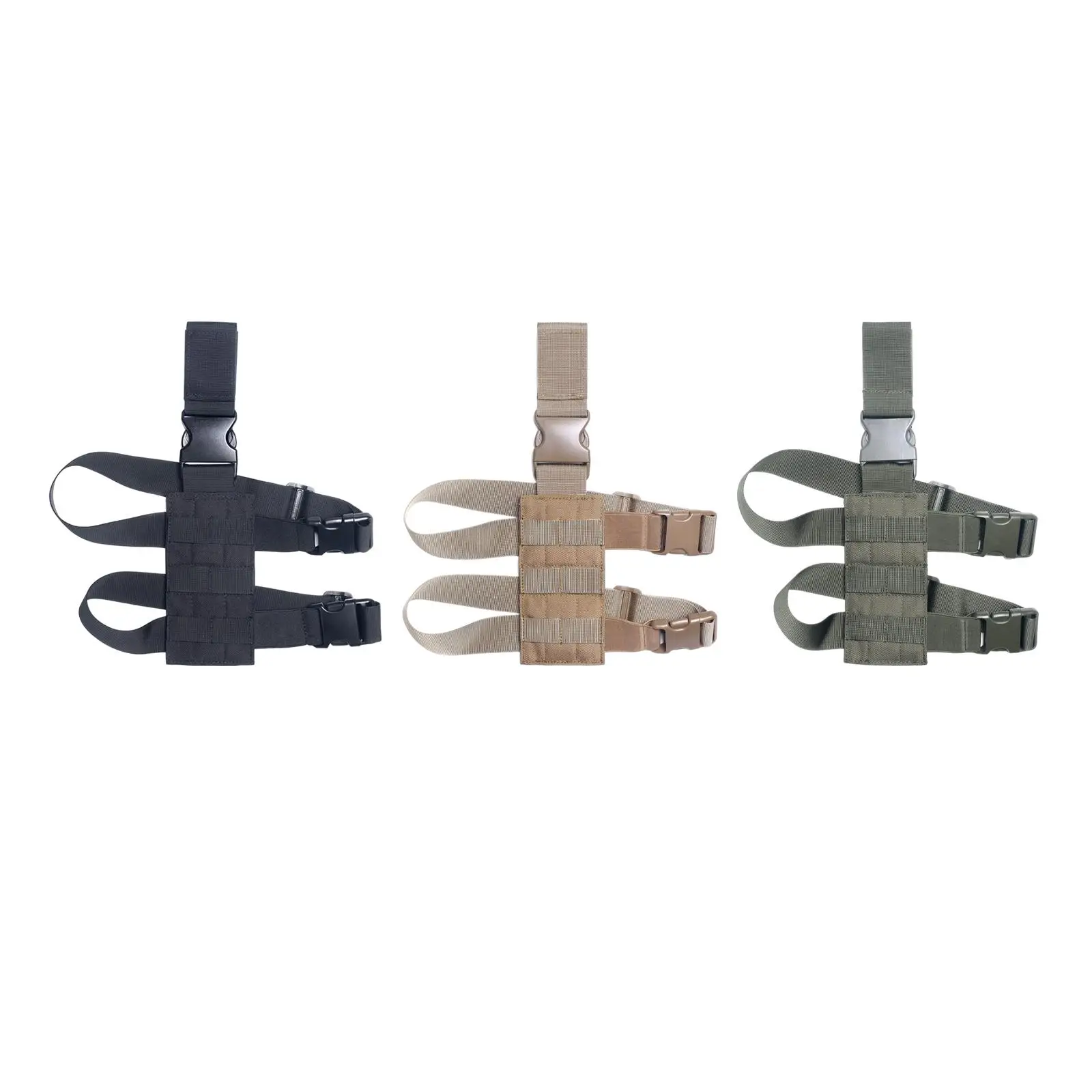 Drop Leg Pouch Panel Wear Resistant Adjustable for Running Hiking Outdoor