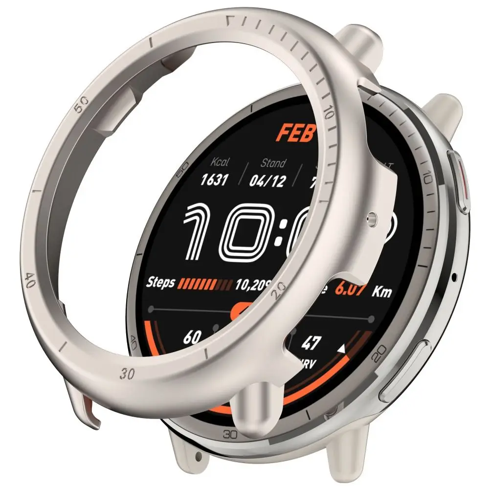 New PC Hollow Protective Case Bumper Hard Edge Shell Anti-Scratch Screen Frame for Amazfit Active 2 Smart Watch Accessories