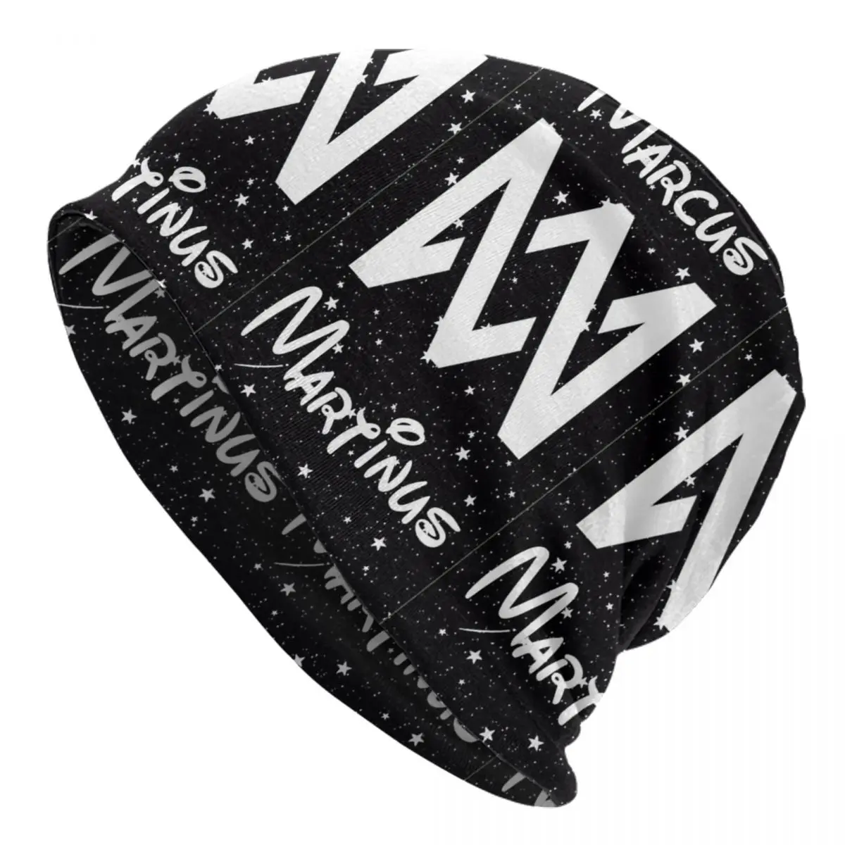 Marcus Martinus MM Cap Music Vintage Autumn Winter Ski Skullies Beanies Hat Spring Warm Multifunction Bonnet