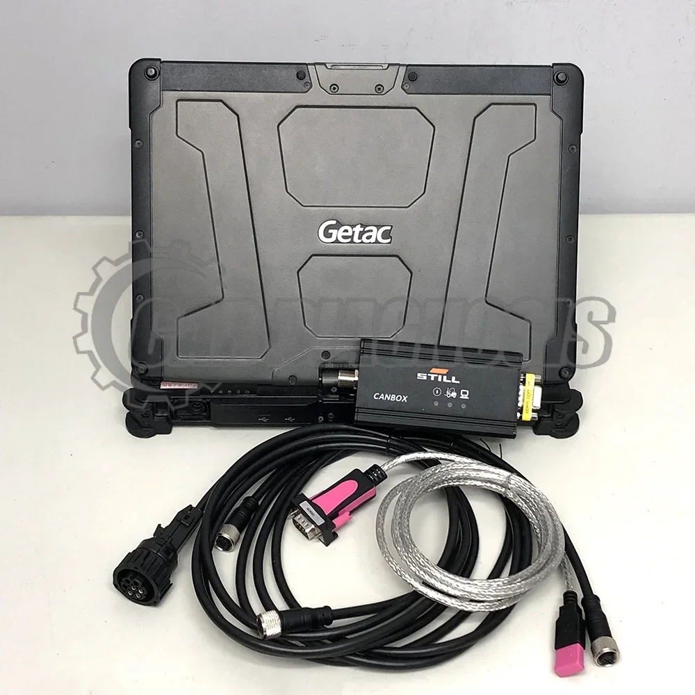 full set v110 laptop for STILL CANBOX USB (OEM) 50983605400 FORKLIFT CANBOX INTERFACE WITH SOFTWARE STED V8.21