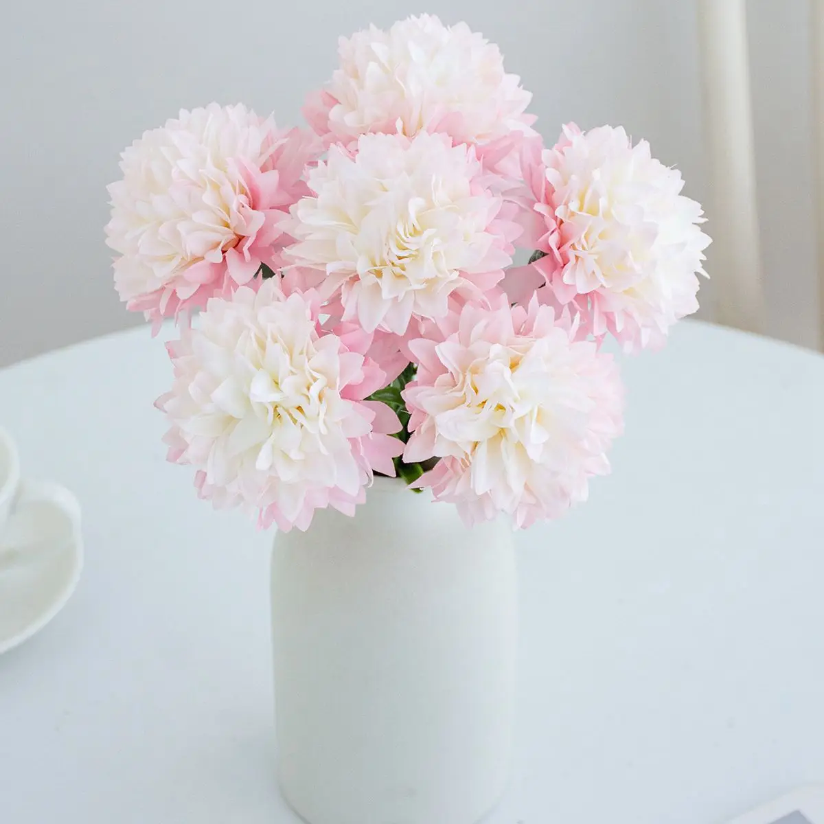 

1pc Artificial flower Silk dandelion chrysanthemum Diy gift Christmas Home vase Festival Outdoor Garden wall Decor Wedding bride