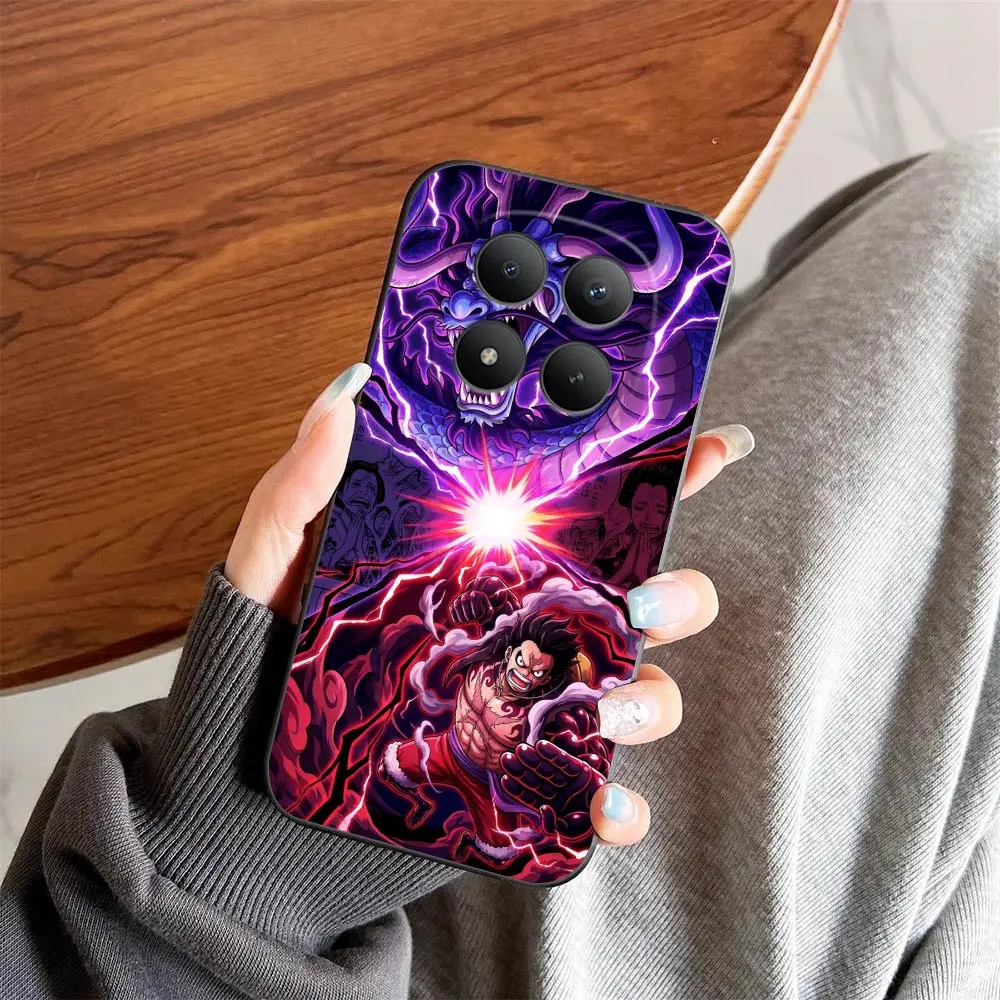 Phone Case For Xiaomi Redmi Note 15 14 13 12 12S 11 11T 11S 10 10S 9 Pro PLUS TPU DIY Funda Shell Cover Gear 5 Luffy One P-Piece