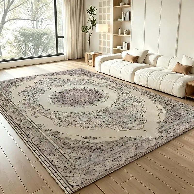 1 Piece Distressed Cracked Texture Rug, Soft Comfortable, All Season, Easy to Care, Home Decor, Room Decor, Winter, Autumn, Fits Living Room, Bedroom, Hallway