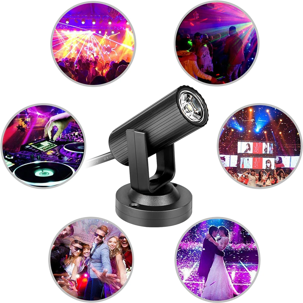 Красочные DJ дискотека светодиодные сценические огни RGB проектор свет рождественская вечеринка бары KTV эффект лампы подарки украшения