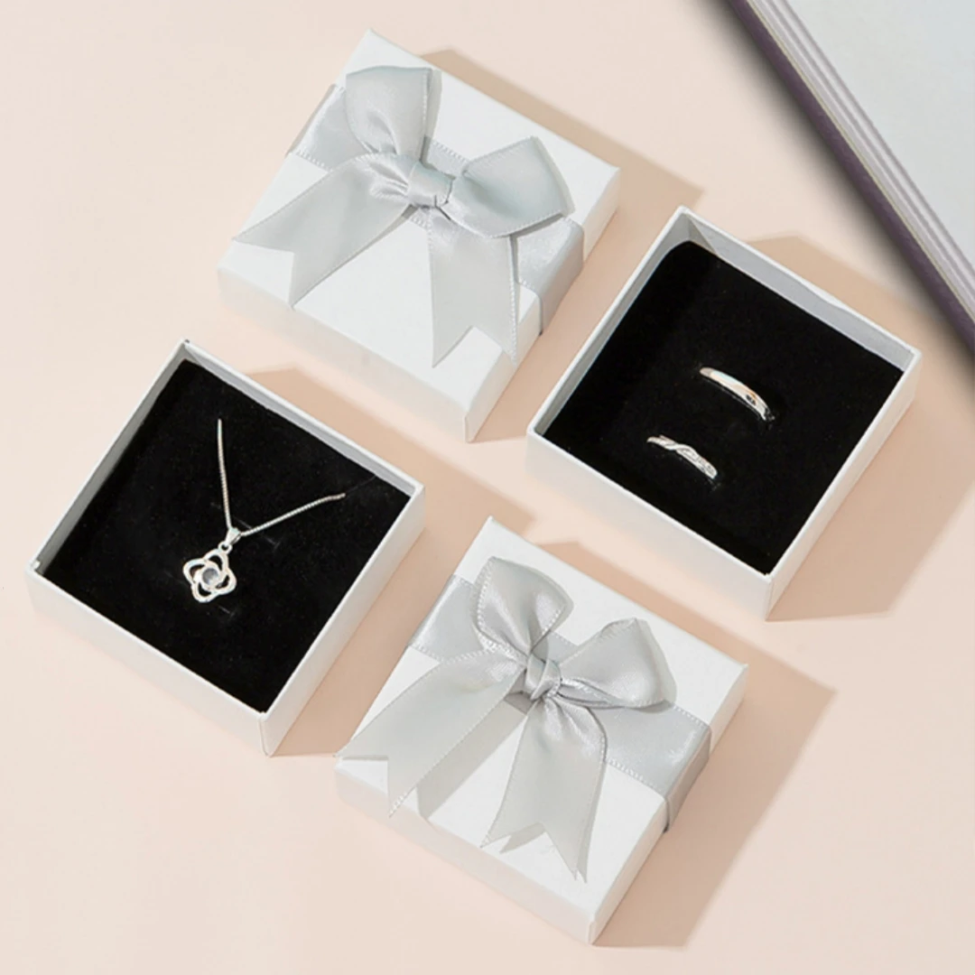 

Earrings Box Jewelry Display Box Necklace Pendant Box Elegant For Retail Display Home Storage Jewelry Storage