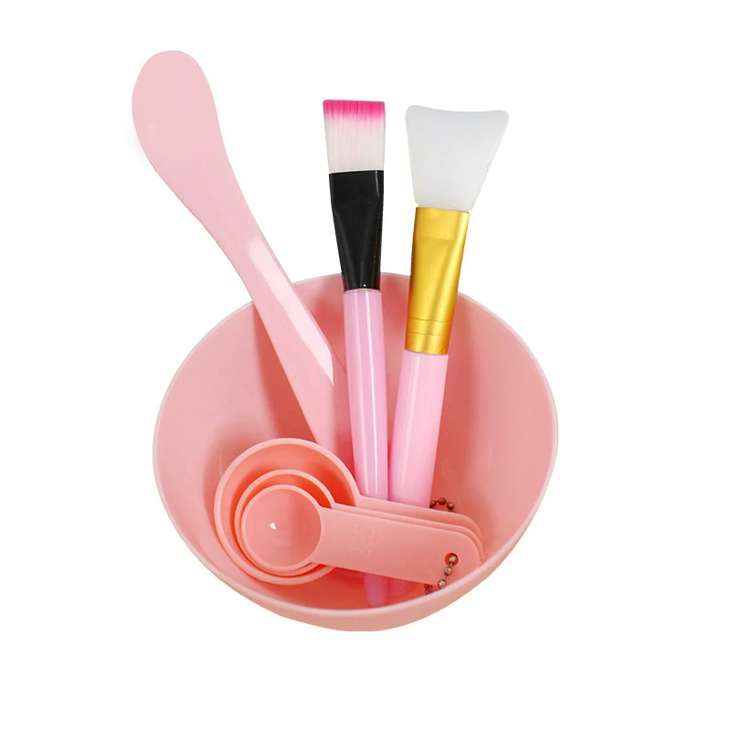 Facial Brush Mask Bowl Spoon Set Mask Brush Bar Beauty Tools Mixing Tools Skin Care Makeup Supplies Woman Facial Tools