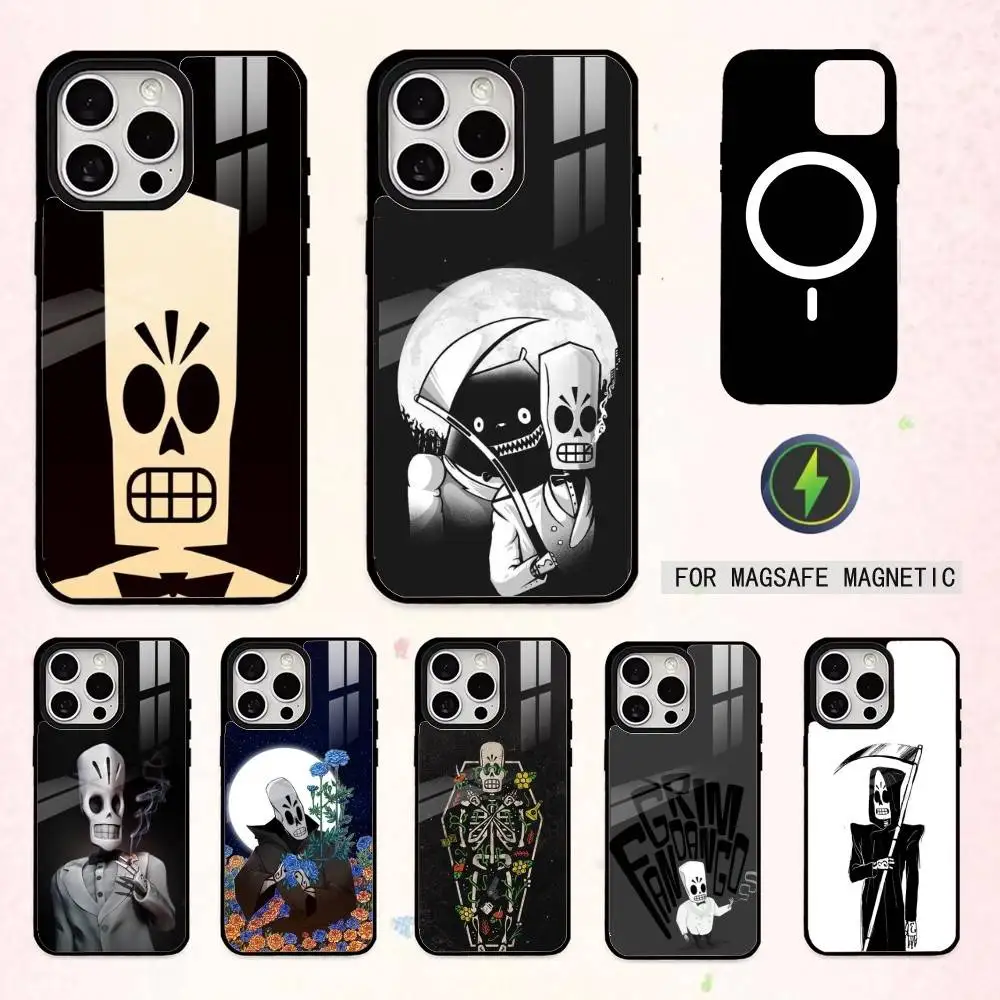 Game G-Grim F-Fandango   Phone Case For iPhone17,16,15,14,13,12,11 Plus,Pro Max Magnetic For Magsafe Wireless Charging
