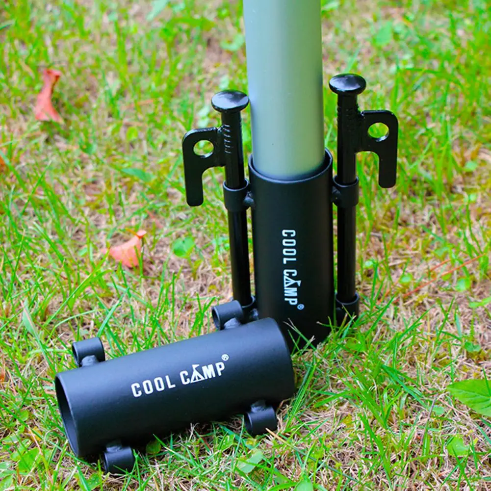 الحديد التخييم المظلة القطب حامل يندبروف المظلة القطب حامل ثابت قابلة لإعادة الاستخدام أقطاب الضوء تقف العملي المشي لمسافات طويلة الملحقات