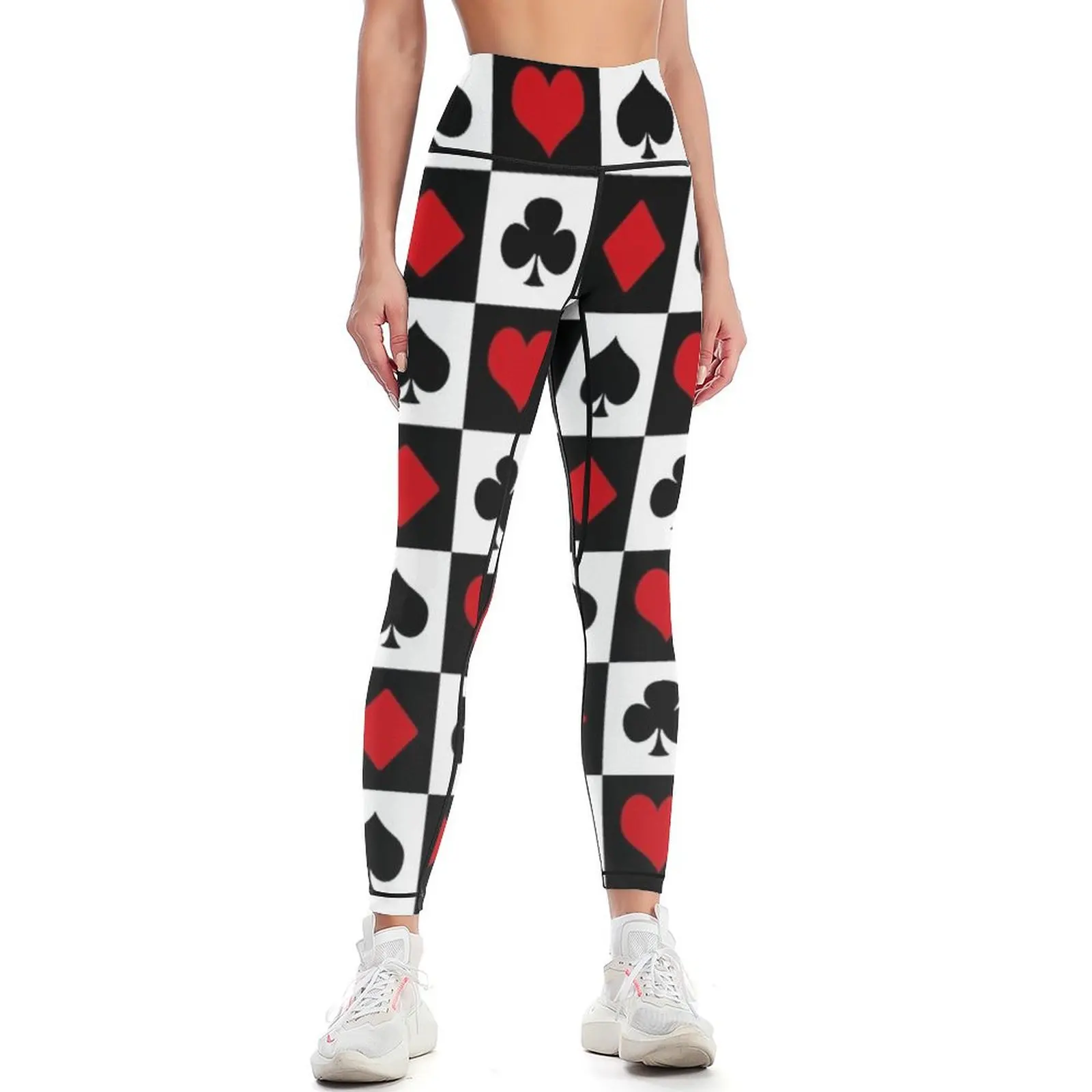 

Playing card Leggings for girls Pants sport for fitness sport legging Womens Leggings