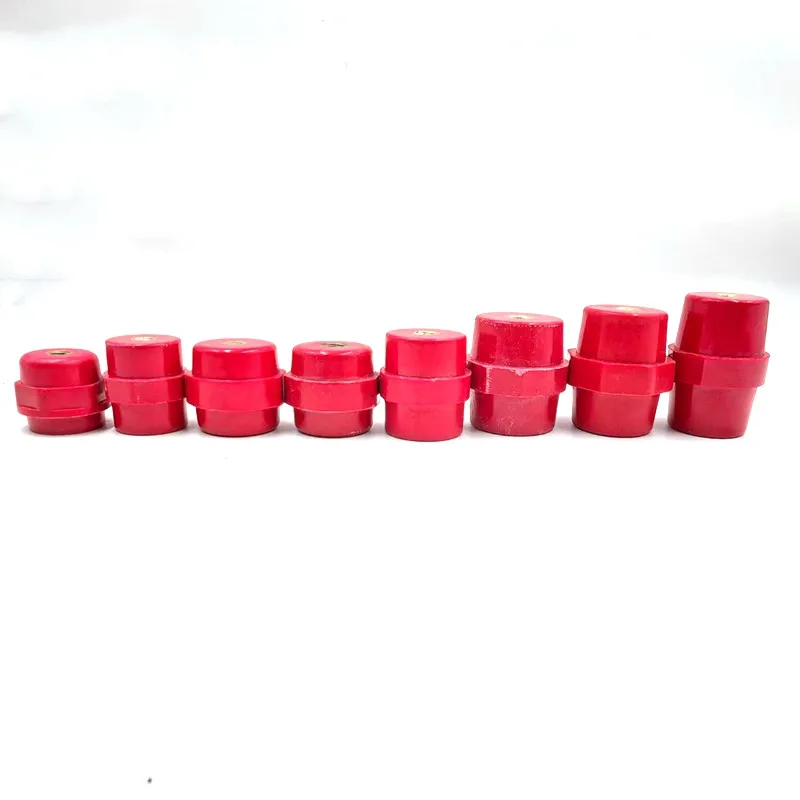 SM-25 SM-30 SM-35 5PCS Diameter 6mm 8MM Red Resin Enhanced Water Resistant Busbar Support Insulator