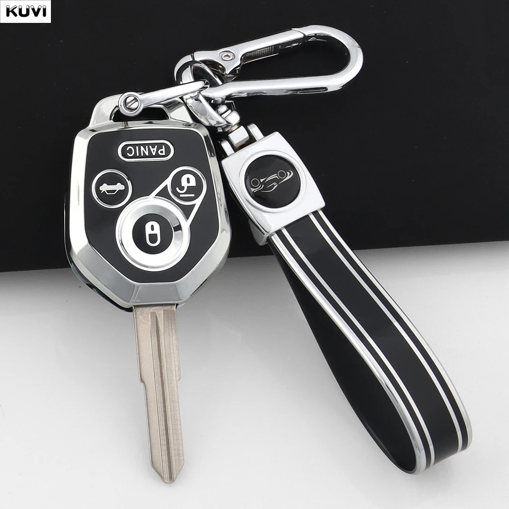 TPU Auto Schlüssel Fall Abdeckung Fob Schlüsselbund Shell Für Subaru Crosstrek Forester Impreza Legacy Outback Tribeca WRX STI Crosstrek Ascent