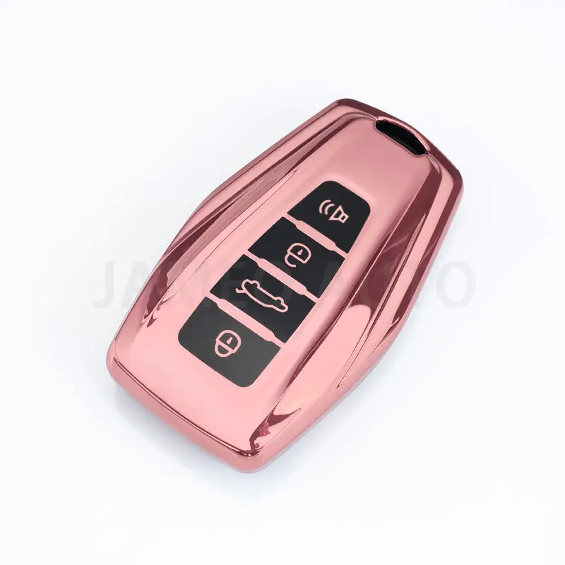 For Geely Emgrand X7 EX7 Coolray 2019-2020 Auto Protector Keyless Accessories TPU Car Smart Key Cover Case Shell Fob