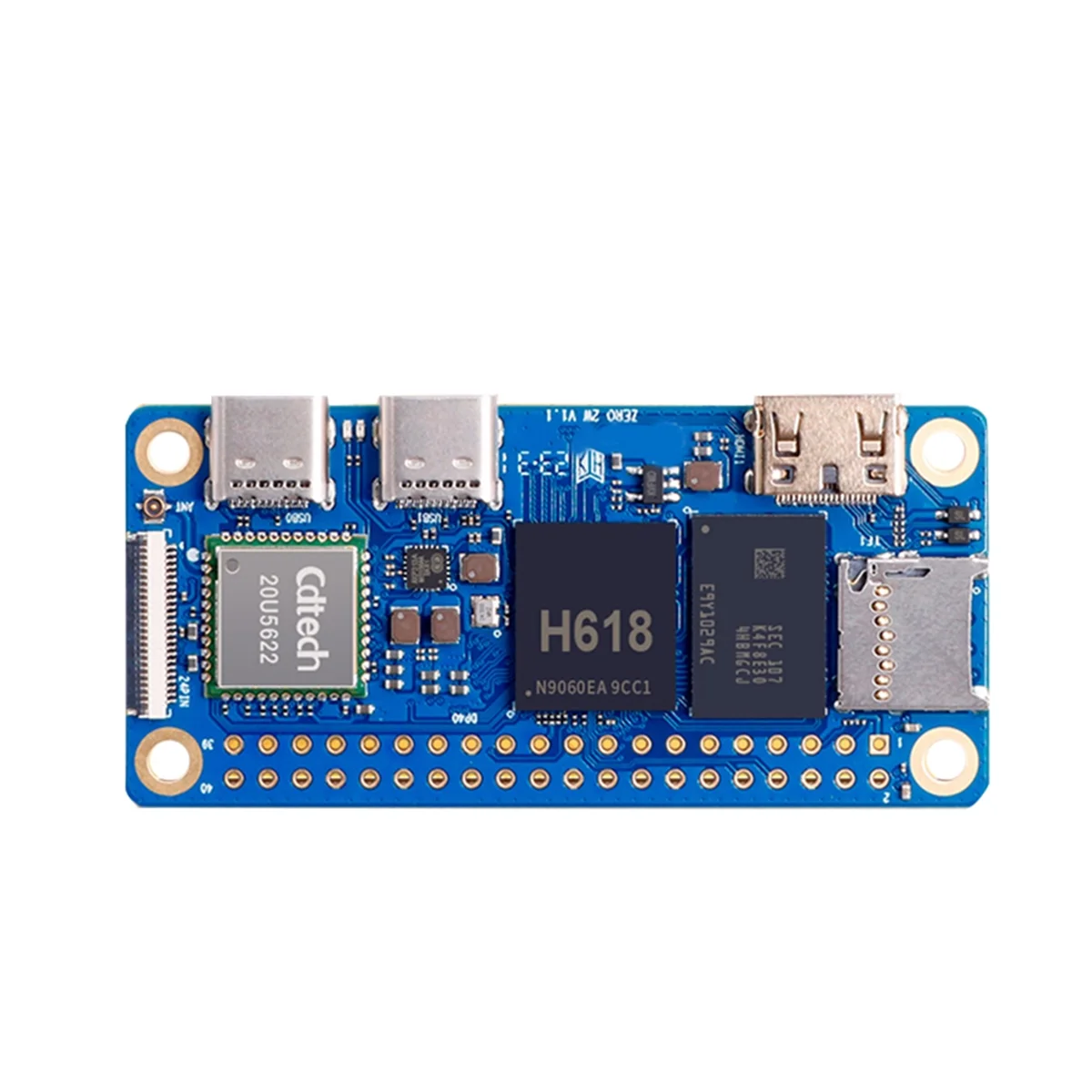 AD41-For Orange Pi Zero 2W 1GB RAM DDR4 كمبيوتر صغير Allwinner H618 Orange Pi Zero 2W WiFi Bluetooth SBC لوحة واحدة