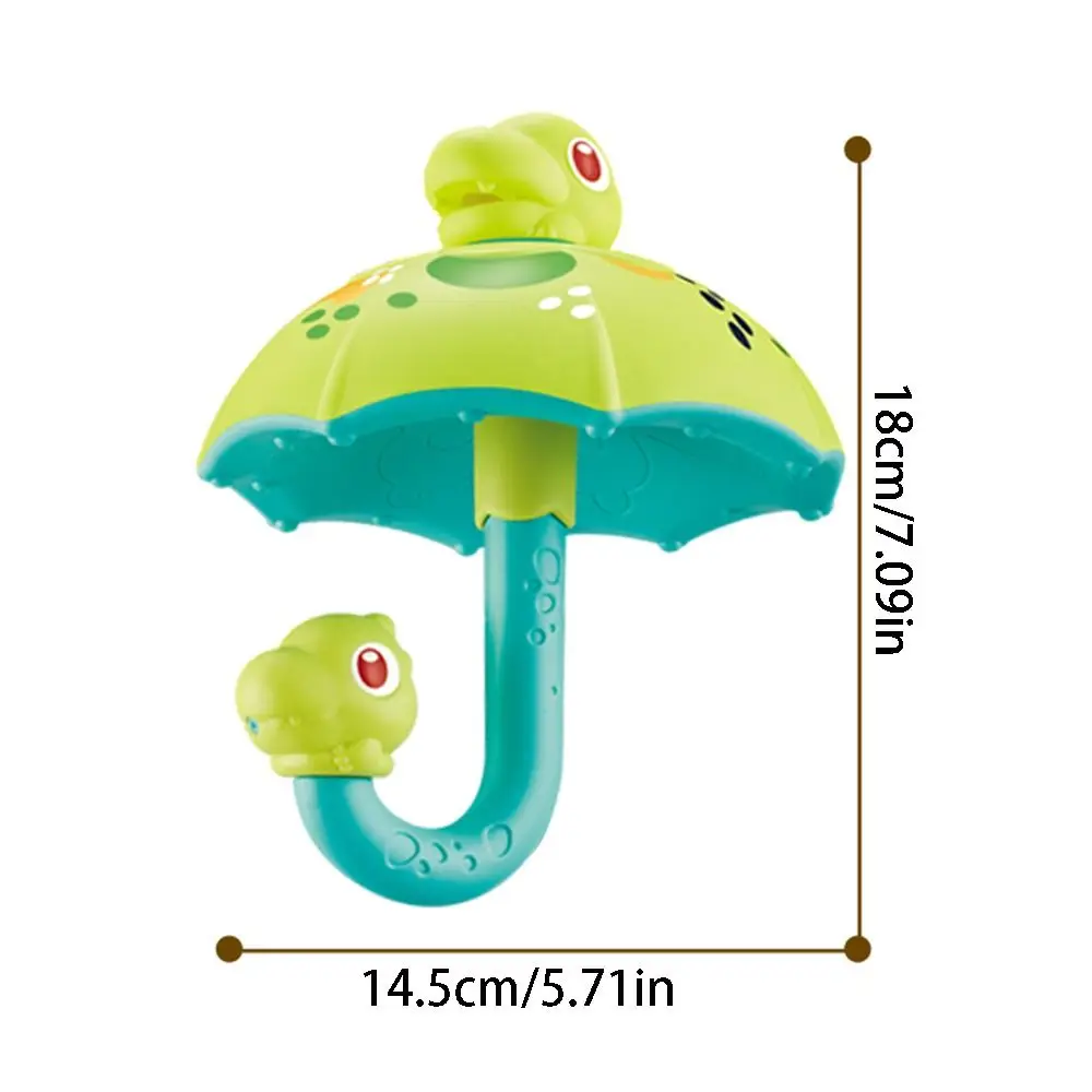 Cartoon Dinosaur Umbrella Shower Toys Creative Funny Dinosaur Water Sprinkler Secure Rotatable Swimming Water Toys Bathroom