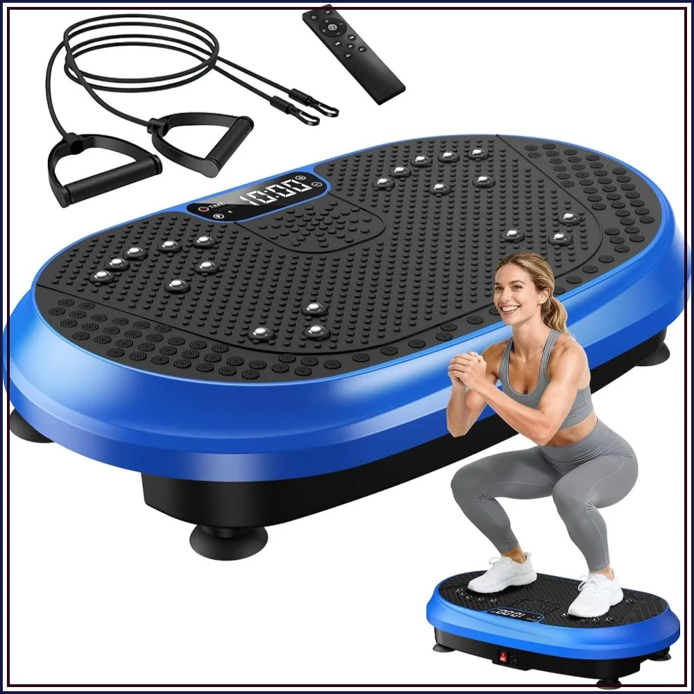 Vibration Plate Exercise Machine, Full Body Shaker Workout E