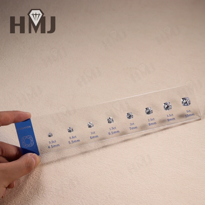 HMJ Jewelry Setting Gemstones Size Diamond Carat Ring Sizer Tester Guideline Tools Comparison Jewerly Dealer Tools Set Wholesale