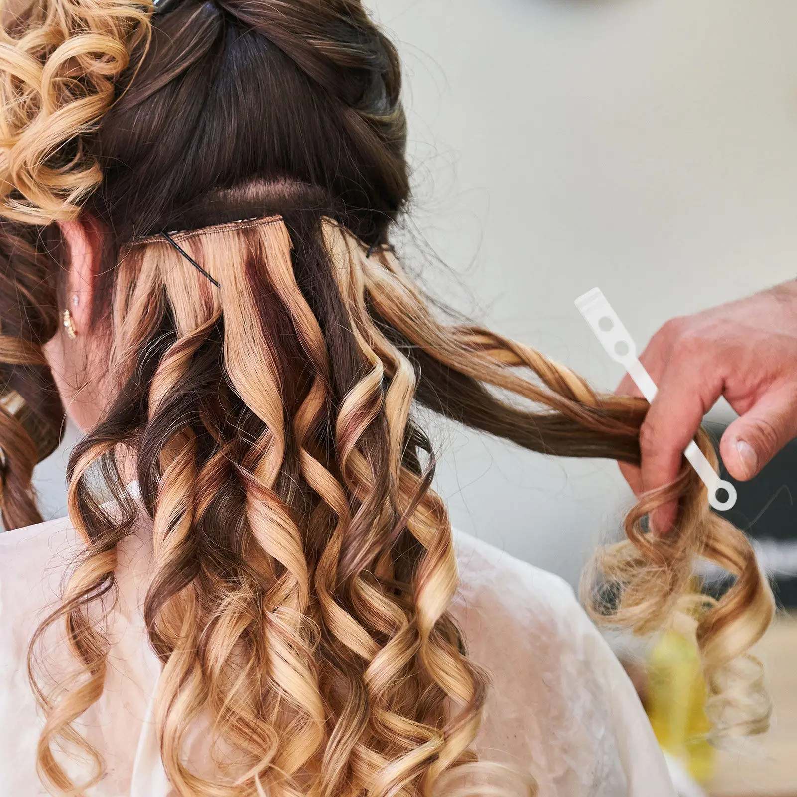 

35pcs Curling Rod Elastic Bands Styling Tools Rubber Styling Tools For Long Short Hair Women Perm Kit Hair Roller Set
