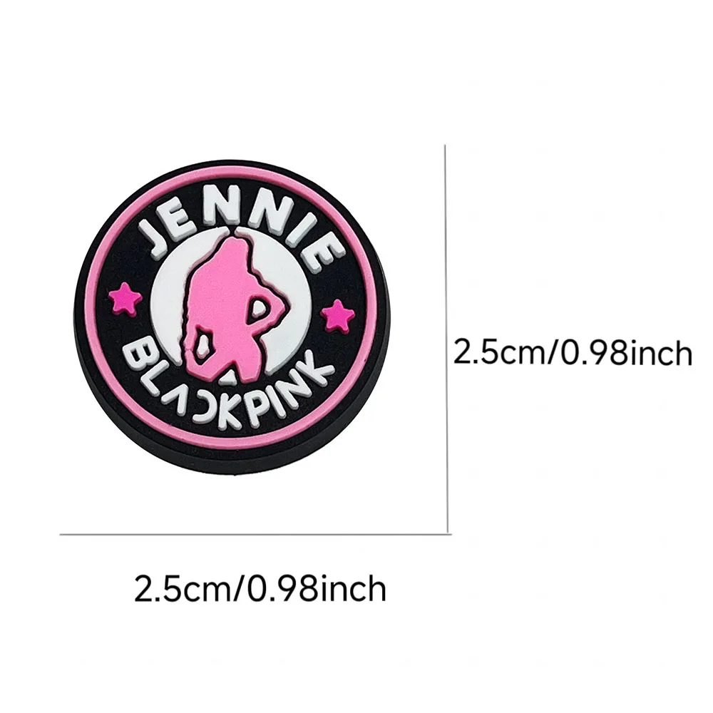 20pcs Hot Toys Cartoon Musical Theme Series PVC Shoes Accessories Fit with Hole Wristbands DIY Detachable Waterproof Gifts