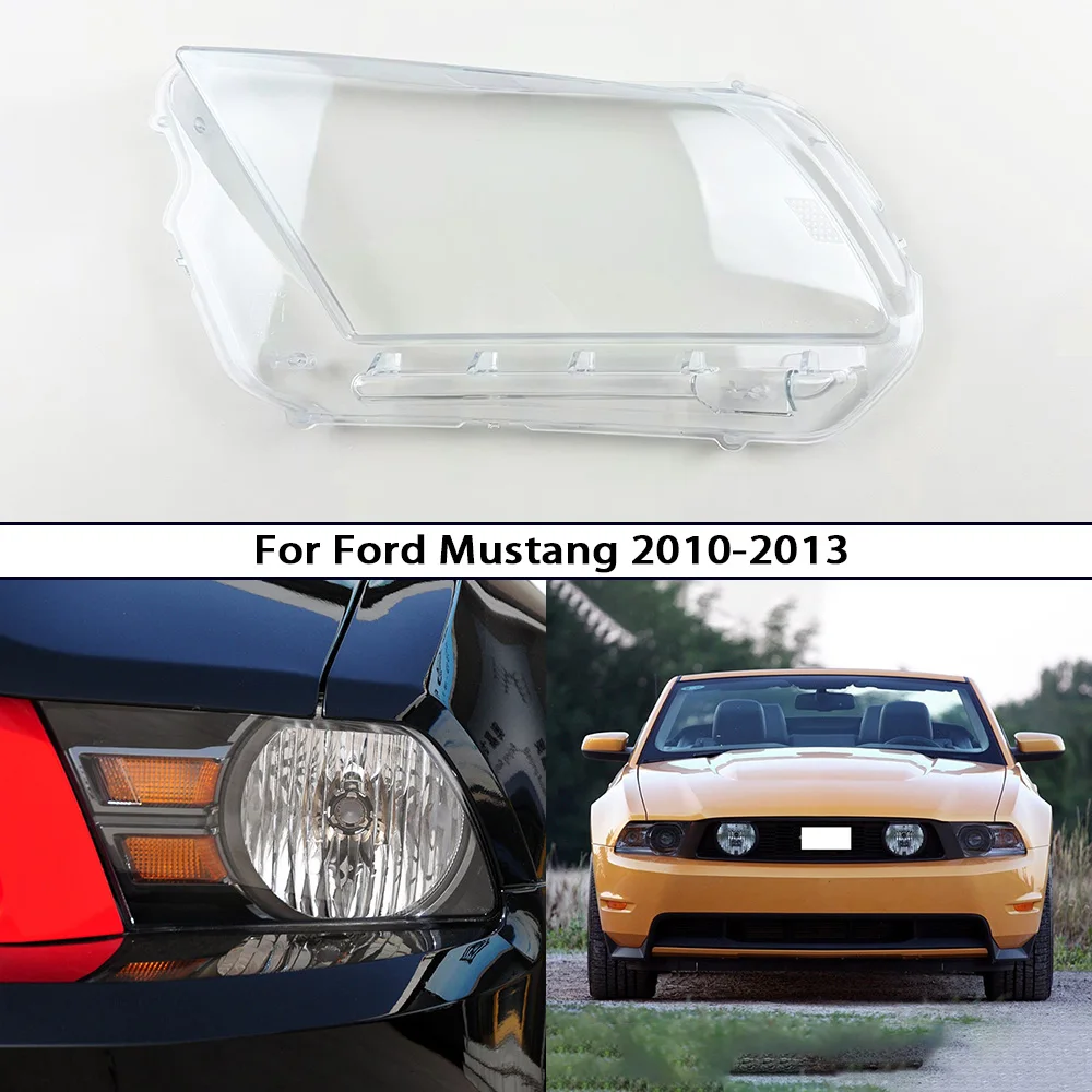 

Крышка лампы фары в сборе для Ford Mustang 2010 2011 2012 2013, отражатель фары, прозрачный корпус