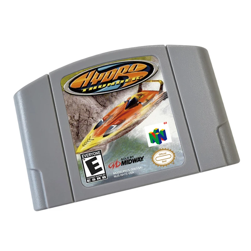 Hydro Thunder 64 BIT Video Game Cartridge US Version For N64 Game Console