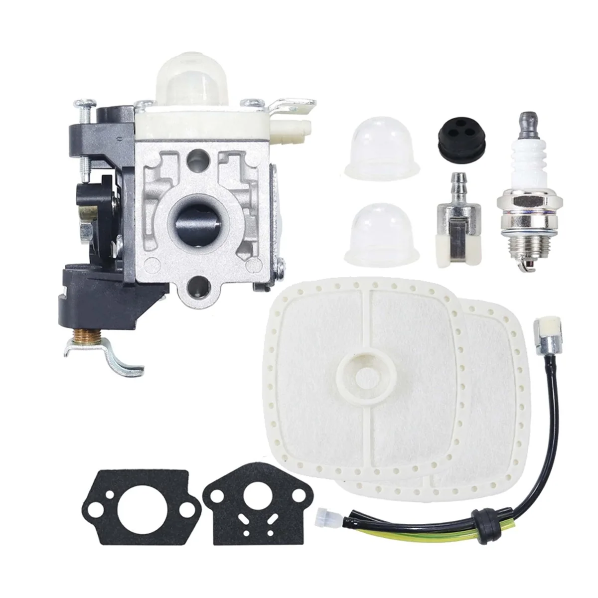 Blower Carburetor with Air Filter A021003661 for RB-K106 PB-250LN PB250 ES-250 Leaf Blower Carburetor Kit