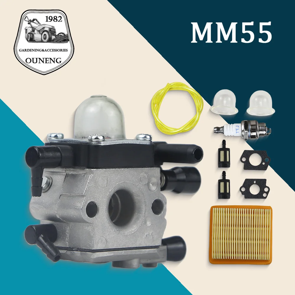

Carburetor Carb for Stihl MM55 MM55C Tiller 4601-120-0600 Replacement Pack Zama C1Q-S202A Carbohydrate Replacement Kit