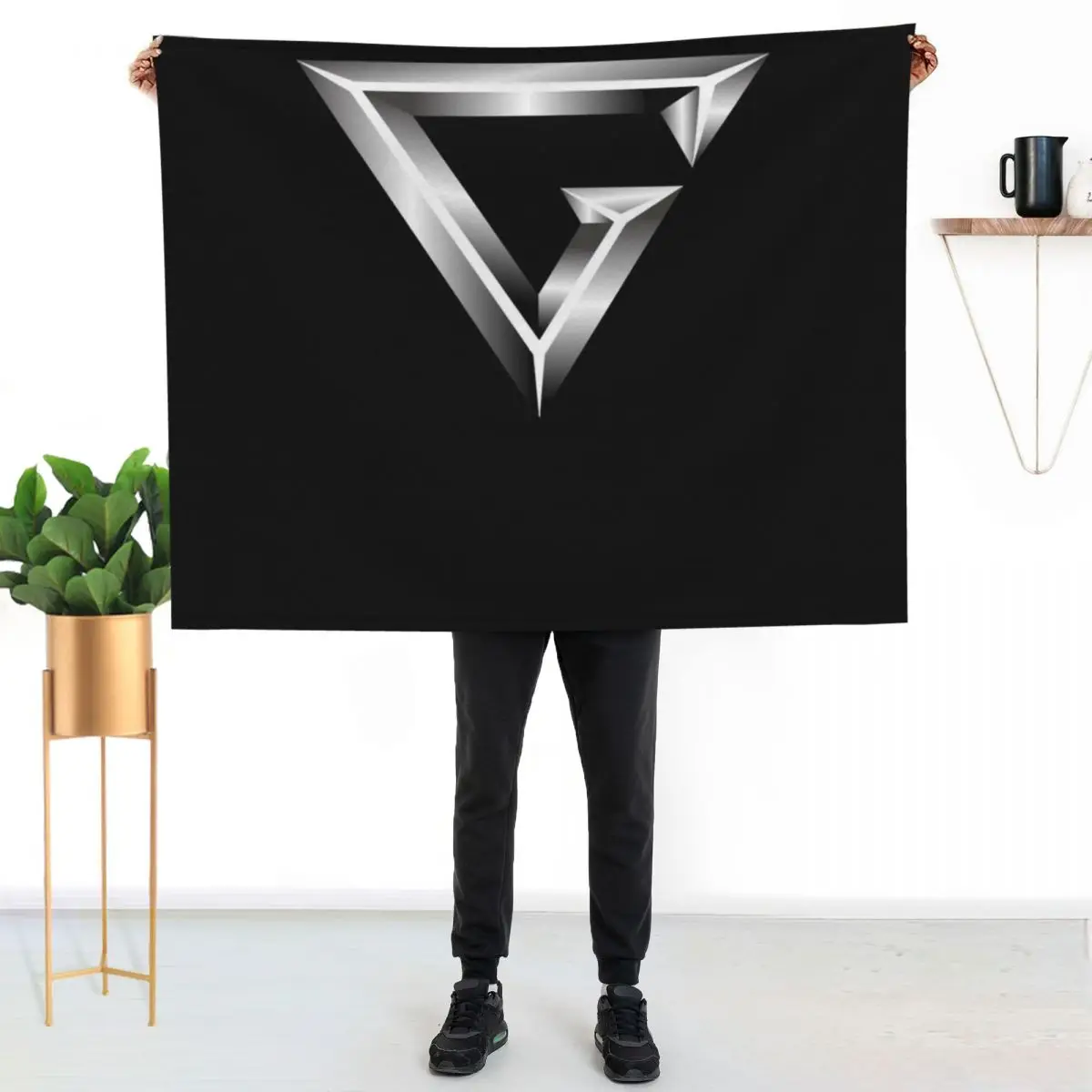 

Retro Gladiators G Logo Essential Throw Blanket Cozy Sofa Blanket for TV Watching Napping