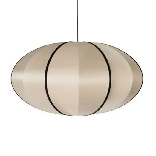 Wabi-sibi النمط الياباني القرون الوسطى الثريا غرفة المعيشة ديكور المنزل غرفة نوم فانوس الحرير زن قلادة الخفيفة #5