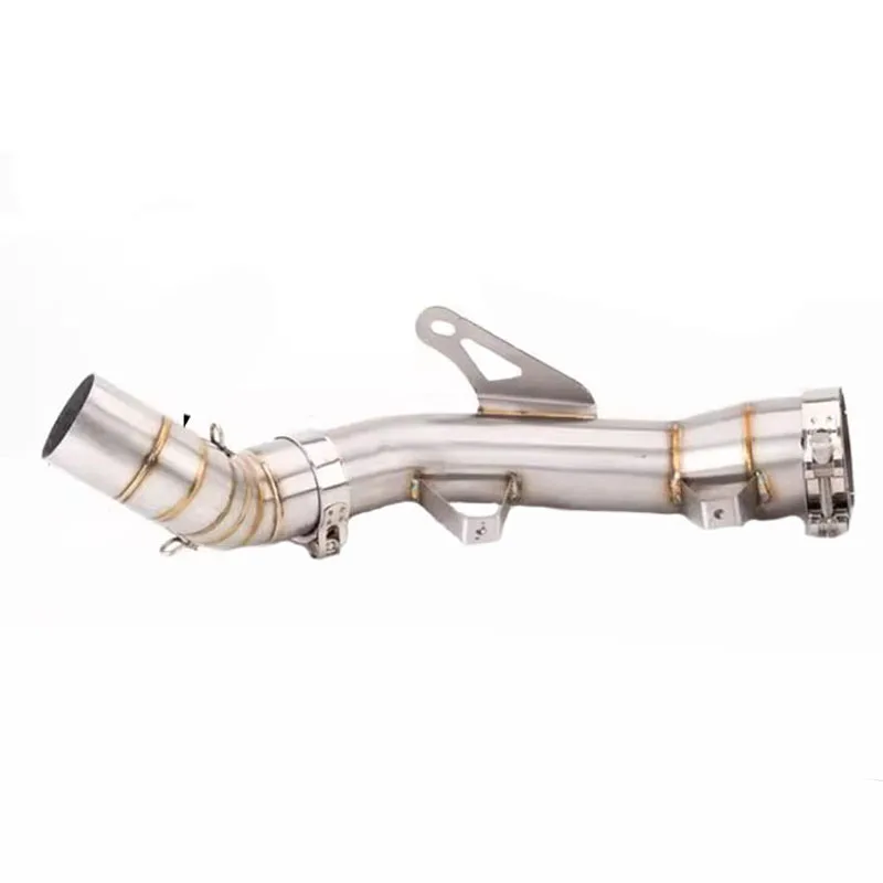 

For Kawasaki Z900 2017-2025 Z 900 Escape Motorcycle Exhaust Middie Tail Link Pipe 51MM Slip-On Stainless Mid Muffler Pipe