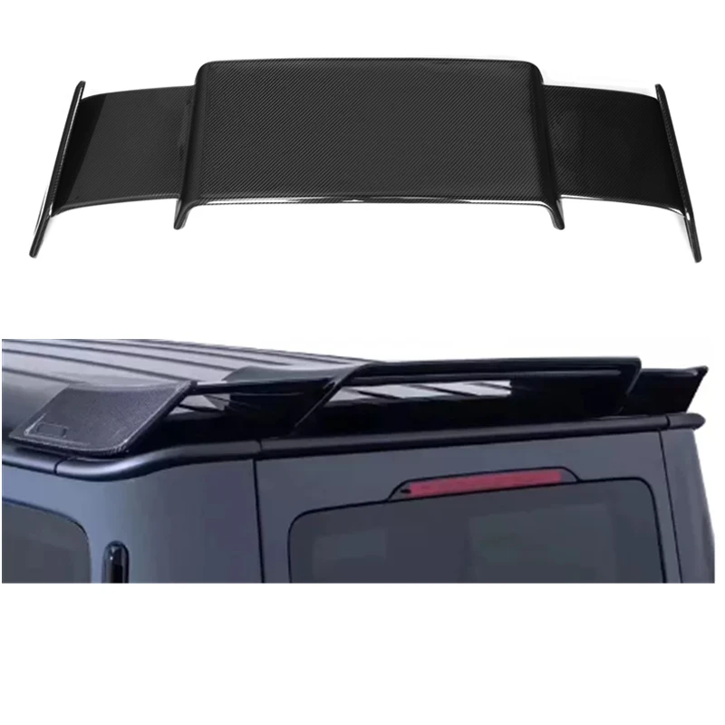 New Products Rear Spoiler 3PCS Fit For Mercedes Benz G-class W464 Dry Carbon Fiber or fiber W464 Roof spoiler