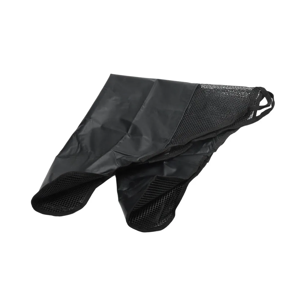 Sturdy Foldable Mesh Fishing Bag with Built-in Measuring Scale for Saltwater Freshwater For Outdoor Use 124 x 100 cm