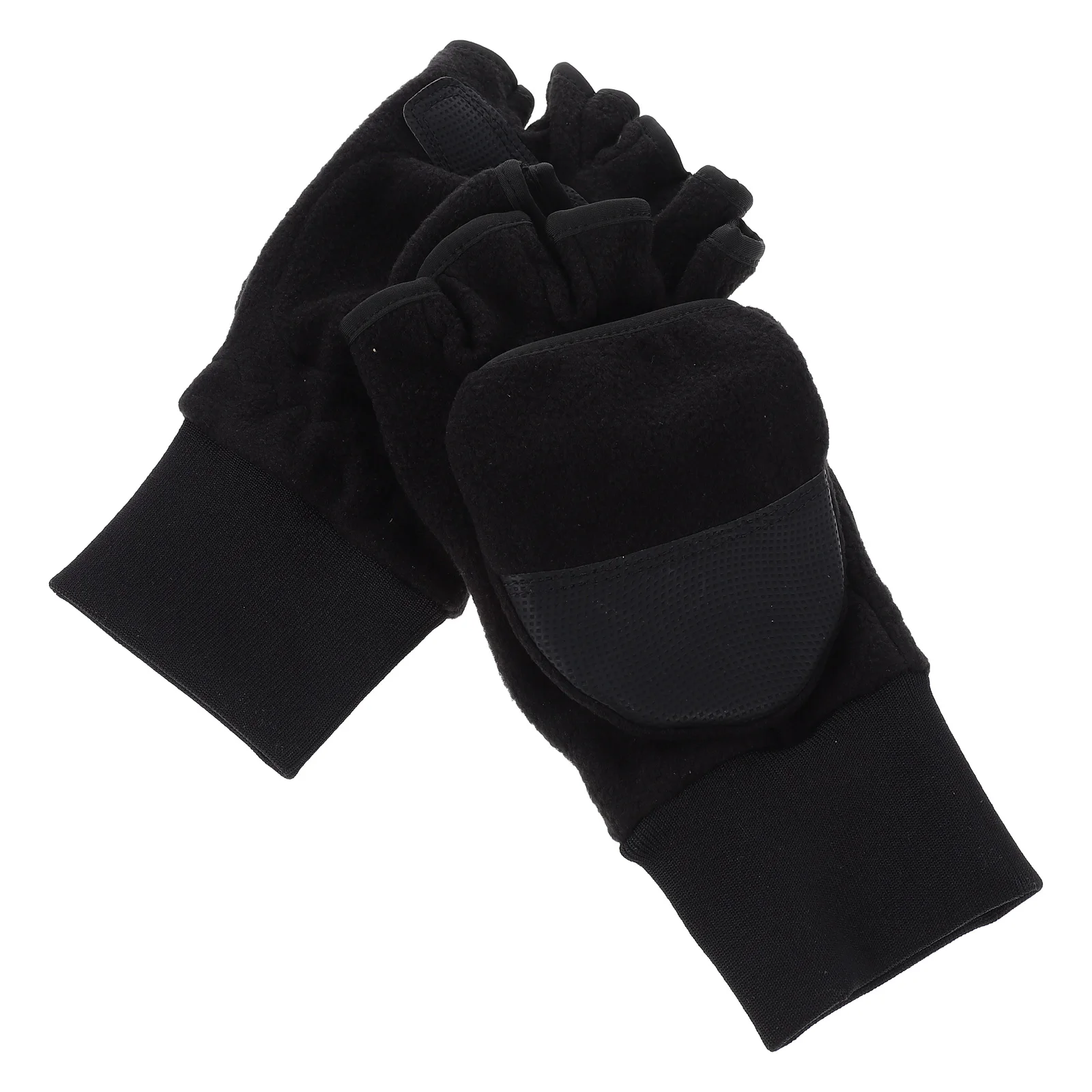 

Half Finger Warm Gloves Fleece Lined Thermal Touchscreen Anti Slip Cycling Mitts Breathable Outdoor Sports Gloves