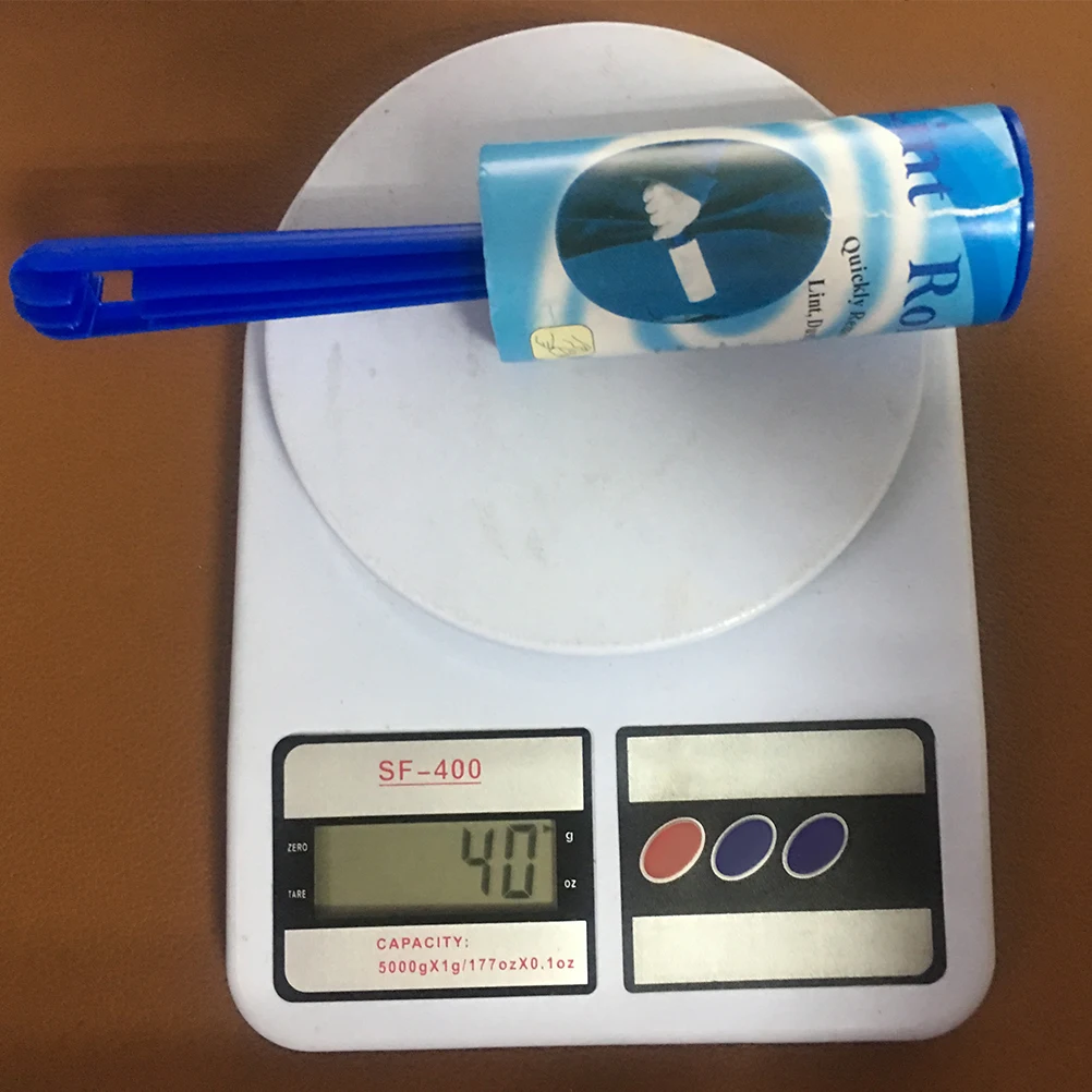 

Roller Reusable Lint Rollers Portable Pet Hair Remover for Blue Clothing Handle