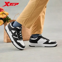 Xtep Skateboarding Shoes For Men  Winter Stability Skate Shoes Trendy Retro Wear-Resistant Sneakers 876419310041